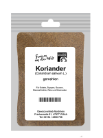 Koriander gemahlen