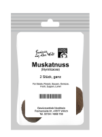 Muskatnuss ganz