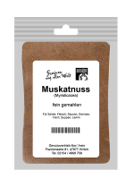 Muskatnuss gemahlen