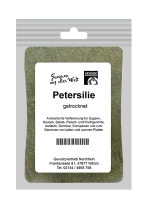 Petersilie gerebelt